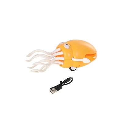 Dansçı Kali Müzikli Işıklı Hareketli Ahtapot Sarı