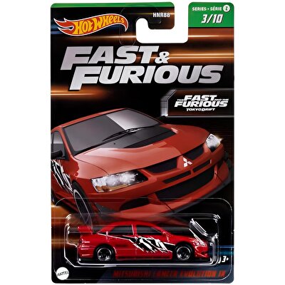 Hot Wheels Fast & Furious Temalı Arabalar Mitsubishi Lancer Evolution IX HNT03