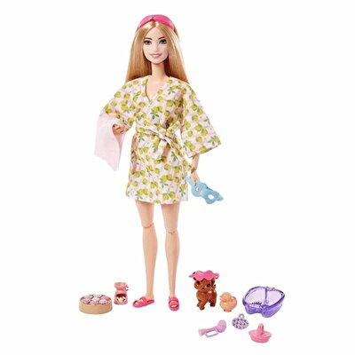 Barbie Wellness Barbie'nin Spa Günü Bebekleri HKT90