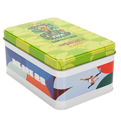 FIFA World Cup 2026 Adrenalyn XL Trading Card Metal Kutu Yeşil