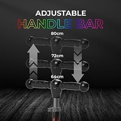 Nova Işıklı 3 Tekerlekli Scooter