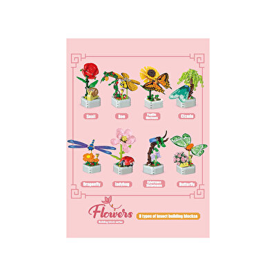 Mega Çi̇çekler ve Böcekler Yapı Blokları Salyangoz