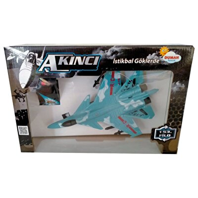 Uzaktan Kumandalı 2 Fonksiyonlu Savaş Uçağı Mavi