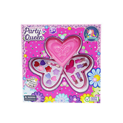 Kalp İki Katlı Makyaj Seti