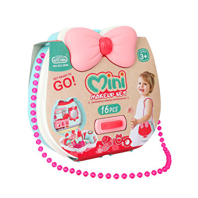 Boncuk Askılı Çantalı Güzellik Seti 16 Parça