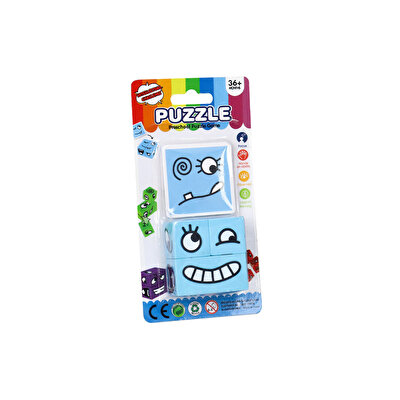 Rubik Emoji Puzzle Mavi