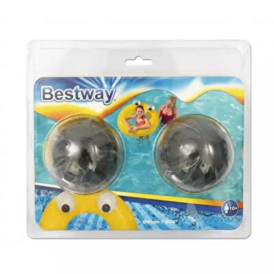 Bestway Gözlü Sarı Yüzme Simidi 91 Cm