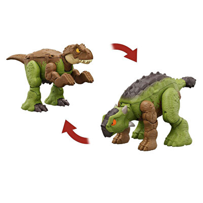 Jurassic World Değişim Serisi Tyrannosaurus Rex & Ankylosaurus HLP06