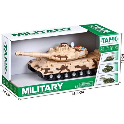 Sesli Işıklı Uzun Namlu Tank