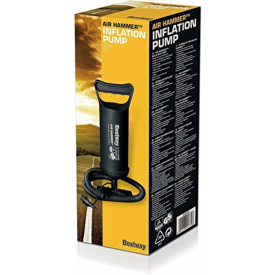Bestway Pompa Çift Fonksiyon 30 cm. Siyah