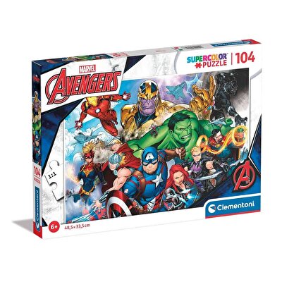 Marvel Avengers Macerası Supercolor Puzzle 104 Parça
