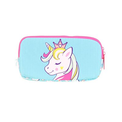Kaukko Kids 3 Bölmeli Toys Unicorn Kalem Çantası