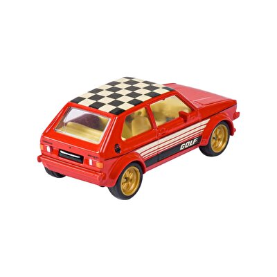 Majorette Volkswagen Deluxe Araba 1:64 Volkswagen Golf MK1 Kırmızı