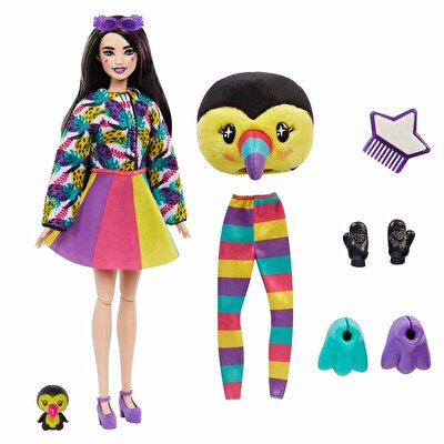 Barbie Cutie Reveal Bebekler Barbie Tropikal Orman Serisi Toucan HKR00