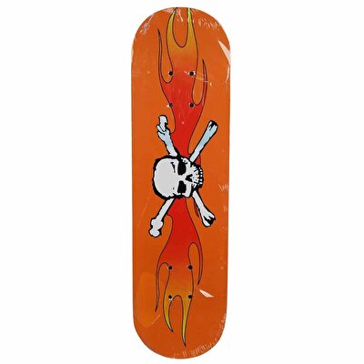 Büyük Tahta Kaykay 70x20 cm Kuru Kafa