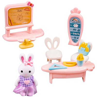 Bay Dreamy Mini Tavşan Okul Seti Matematik Sınıfı