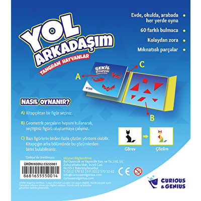 Yol Arkadaşım-Tangram Hayvanlar