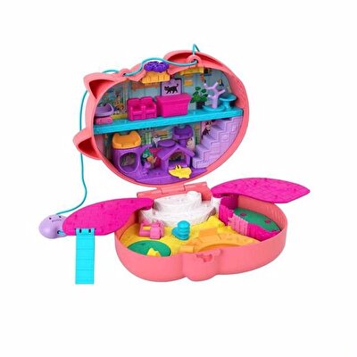 Polly Pocket Çanta Olabilen Micro Oyun Setleri Cuddy Cat HGT16