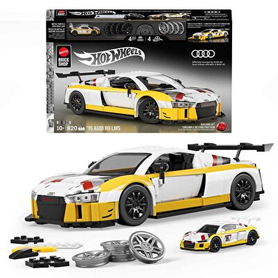 Hot Wheels Elite Serisi '15 Audi R8 LMS Yapım Seti 820 Parça JFT18