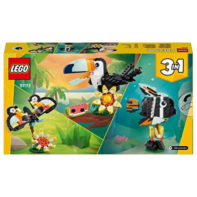 LEGO Creator 3 in 1 Vahşi Hayvanlar: Tropikal Tukan Kuşu 31173