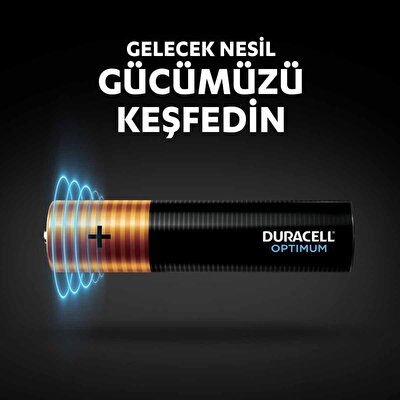 Duracell Optimum  6’lı AAA İnce Kalem Pil