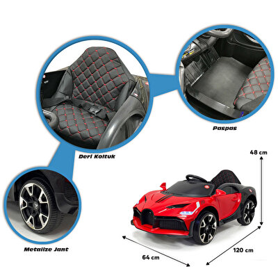 Style Gt 12 Volt Akülü Araba Kırmızı