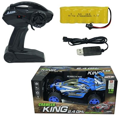 1:10 Ölçekli Mavi Crawler King Uzaktan Kumandalı Araba