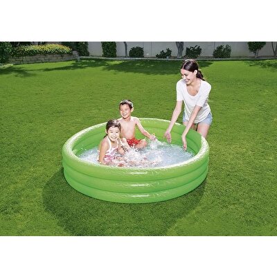 Bestway Çocuk Havuzu 3 Bölmeli Yeşil 152x30 cm.