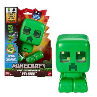 Minecraft Sesli ve Işıklı Evcil Creeper Figürü JGX49