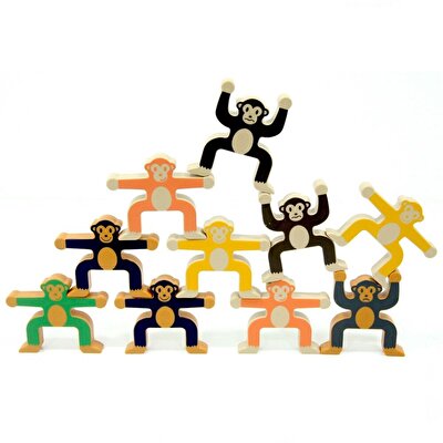 Eğlenceli Maymun Denge Kulesi Oyunu