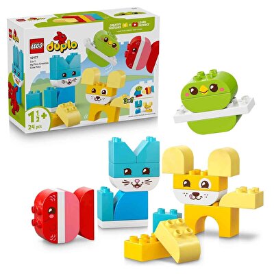 LEGO DUPLO İlk 3'ü 1 Arada Yaratıcı Sevimli Hayvanlar 10477