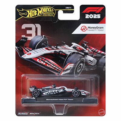 Hot Wheels Premium Formula 1 Yarış Arabası Moneygram Haas F1 Team JKD78