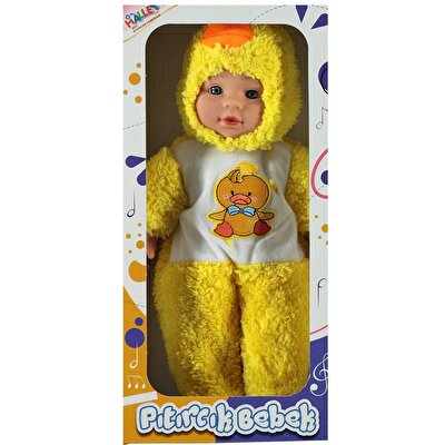 Kostümlü Pıtırcık Bebek Civciv Desenli 35 Cm