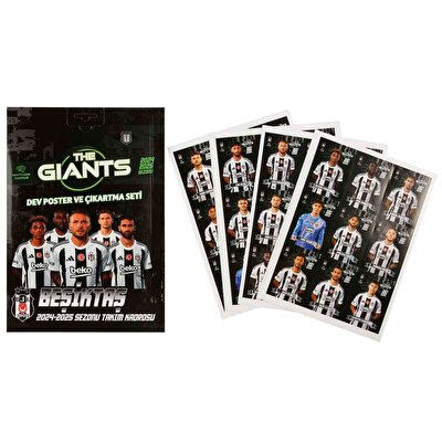The Giants Beşiktaş Dev Poster ve Çıkartma Seti 2024/2025