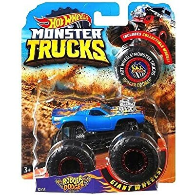 Hot Wheels Monster Trucks 1:64 Arabalar Rodger Dodger GJF49