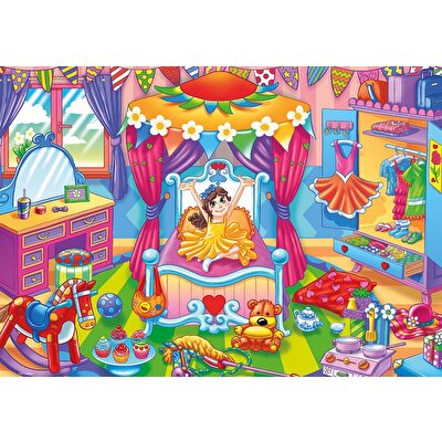 Ks Puzzle A Girl With Toys Jumbo Boy Puzzle 24 Parça