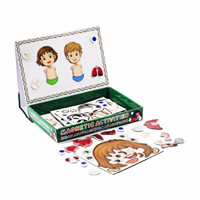 Manyetik İnsan Anatomisi Aktivite Oyun Seti 58 Parça