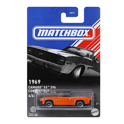 Matchbox Temalı Arabalar Camaro SS 396 Convertible HVR98