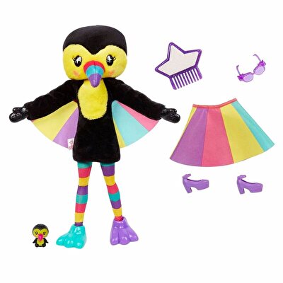 Barbie Cutie Reveal Bebekler Barbie Tropikal Orman Serisi Toucan HKR00