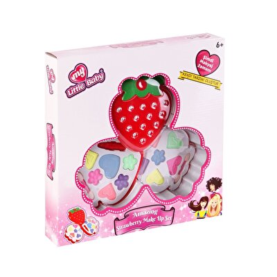 Çilek Kutulu Üçlü Makyaj Seti