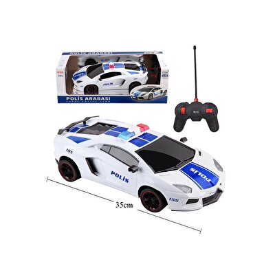Uzaktan Kumandalı Şarjlı Işıklı Polis Arabası