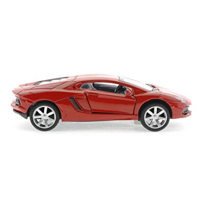 Diecast Sesli Işıklı Arabalar - Kırmızı Lamborghini