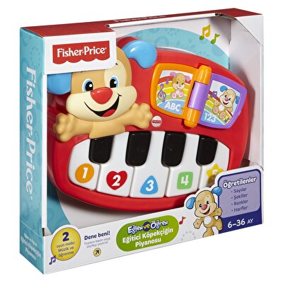 Fisher Price Eğlen ve Öğren Eğitici Köpekçiğin Piyanosu DLK19