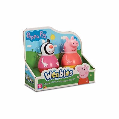 Weebles Peppa Pig 2li Paket - 7666 Peppa Pig ve Zoe Zebra