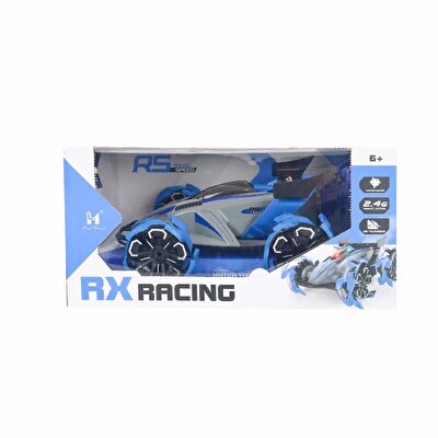 Rc Uzaktan Kumandalı Dumanlı Şarjlı Mavi Racing Araba