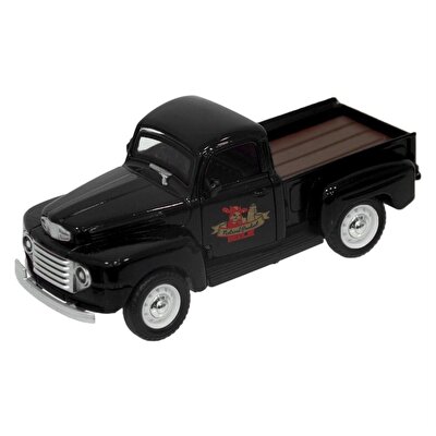 Sesli Işıklı Metal Çek Bırak Klasik Picup Siyah