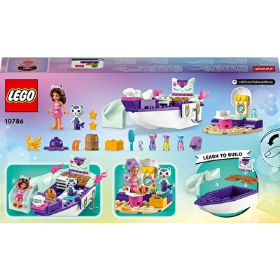 LEGO Gabby's Dollhouse Gabby ve Süslü Kedi’nin Gemisi ve Spa 10786
