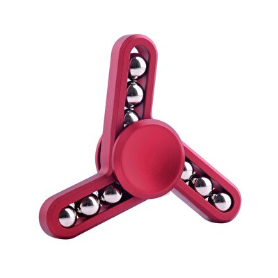 Stres Çarkı Metal Üç Kollu Boncuklu