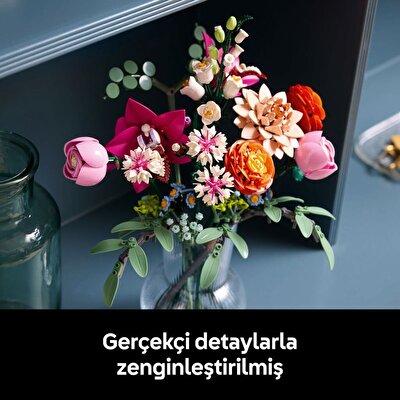 LEGO Botanicals Pembe Çiçek Buketi 10342