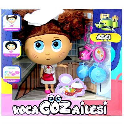 Koca Göz Ailesi Aşçı Bebek Kızıl Saçlı